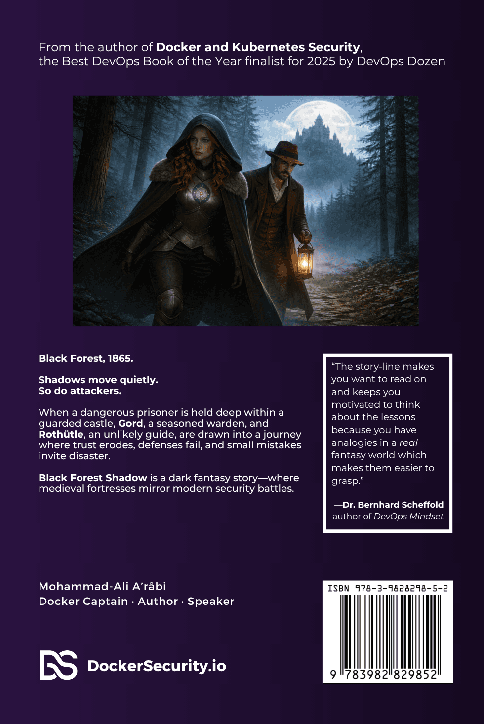 Black Forest Shadow book cover back cover